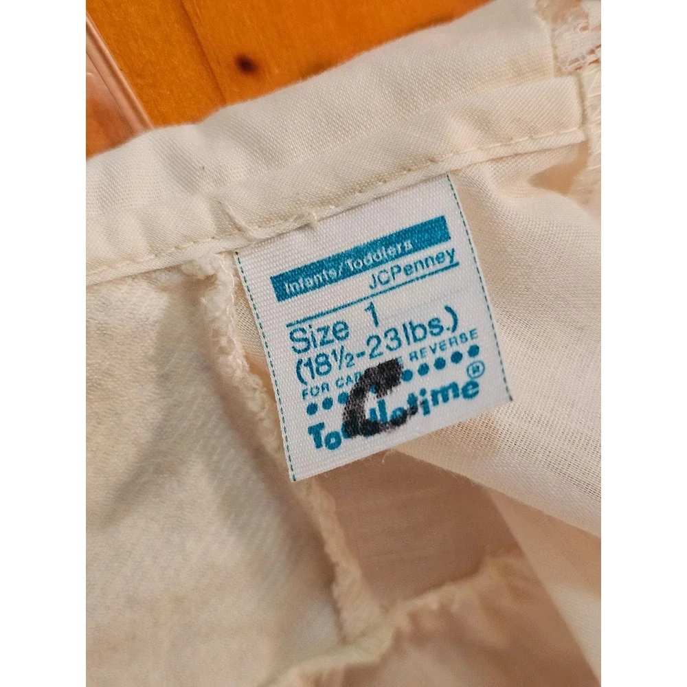 Vintage Cottagecore‎ Baby Outfit by Toddletime Size 1 1970's Heirloom Baby